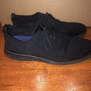 Cole Haan 2.Zerogrand Mens Size 11 M Wingtip Stitchlite Oxford Black C26244